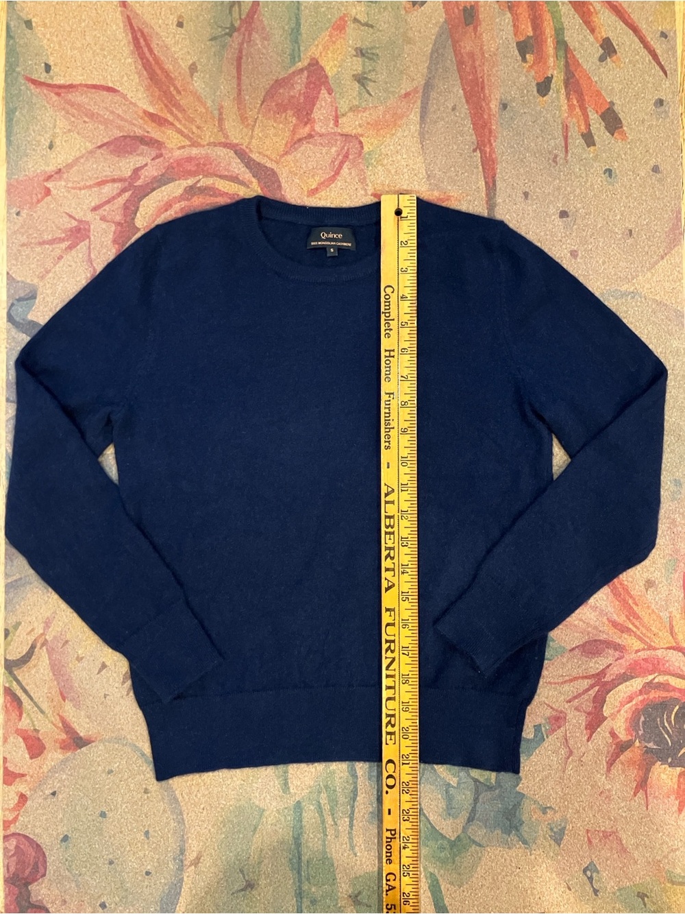 Quince Navy Blue Crewneck Sweater - Women's